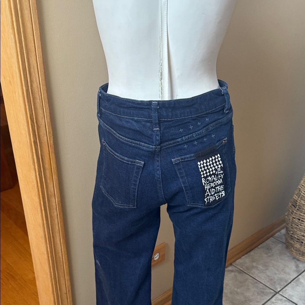 Ksubi Dark Blue Flare Jeans